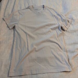 Abercrombie & Fitch Women's Short Sleeve Crew Tee in Light Beige